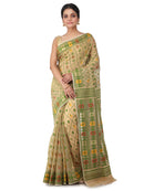 Handloom Jamdani silk saree