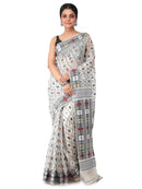 Handloom Jamdani silk saree