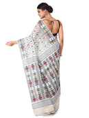 Handloom Jamdani silk saree