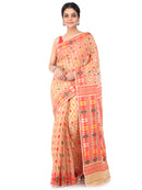Handloom Jamdani silk saree
