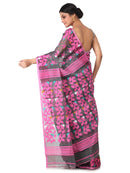 Handloom Dhakai Jamdani saree