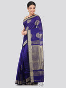Women's Handloom Cotton Silk Saree With Blouse Piece