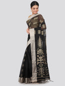Women's Handloom Cotton Silk Saree With Blouse Piece