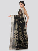 Women's Handloom Cotton Silk Saree With Blouse Piece