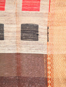Women's Handloom Cotton Silk Saree With Blouse Piece