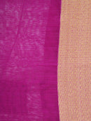 Women's Handloom Cotton Silk Saree With Blouse Piece