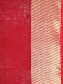 Women's Handloom Cotton Silk Saree With Blouse Piece