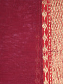 Women's Handloom Cotton Silk Saree With Blouse Piece
