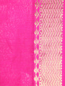 Women's Handloom Cotton Silk Saree With Blouse Piece