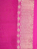 Women's Handloom Cotton Silk Saree With Blouse Piece