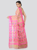 Women's Handloom Jamdani Saree without Blouse Piece
