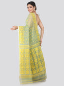 Women's Handloom Jamdani Saree without Blouse Piece