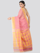 Women's Handloom Jamdani Saree without Blouse Piece
