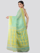 Women's Handloom Jamdani Saree without Blouse Piece