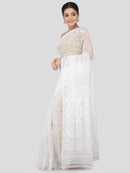 Women's Handloom Jamdani Saree without Blouse Piece