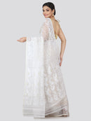 Women's Handloom Jamdani Saree without Blouse Piece