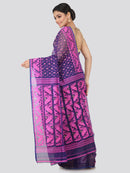 Women's Handloom Jamdani Saree without Blouse Piece