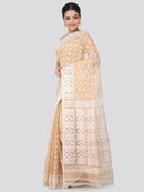 Women's Handloom Jamdani Saree without Blouse Piece