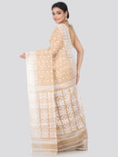 Women's Handloom Jamdani Saree without Blouse Piece