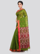 Women's Cotton Silk Saree With Blouse Piece