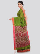 Women's Cotton Silk Saree With Blouse Piece