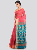 Women's Cotton Silk Saree With Blouse Piece