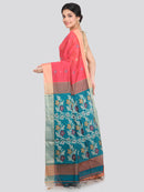 Women's Cotton Silk Saree With Blouse Piece