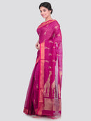 Women's Cotton Silk Saree With Blouse Piece