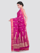 Women's Cotton Silk Saree With Blouse Piece