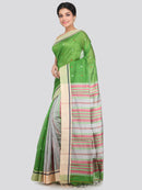 Women's Cotton Silk Saree With Blouse Piece