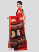 Women's Cotton Silk Saree With Blouse Piece