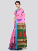 Women's Cotton Silk Saree With Blouse Piece