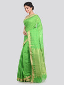 Women's Cotton Silk Saree With Blouse Piece
