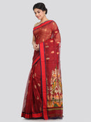 Women's Cotton Silk Saree With Blouse Piece