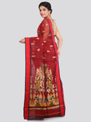 Women's Cotton Silk Saree With Blouse Piece