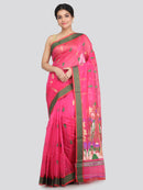 Women's Cotton Silk Saree With Blouse Piece