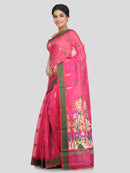 Women's Cotton Silk Saree With Blouse Piece