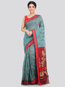 Women's Cotton Silk Saree With Blouse Piece