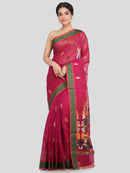 Women's Cotton Silk Saree With Blouse Piece