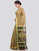 Women's Cotton Silk Saree With Blouse Piece