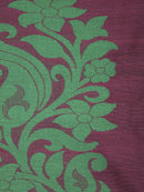 Women's Handloom Cotton Silk Saree With Blouse Piece