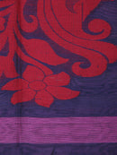 Women's Handloom Cotton Silk Saree With Blouse Piece