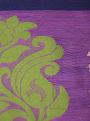 Women's Handloom Cotton Silk Saree With Blouse Piece