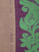 Women's Handloom Cotton Silk Saree With Blouse Piece