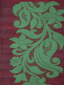 Women's Handloom Cotton Silk Saree With Blouse Piece