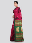 Women's Cotton Silk Saree With Blouse Piece