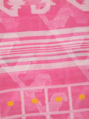 Women's Soft Cotton Jamdani Saree Without Blouse Piece