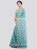 Women's Soft Cotton Jamdani Saree Without Blouse Piece