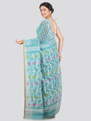 Women's Soft Cotton Jamdani Saree Without Blouse Piece