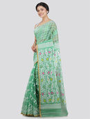 Women's Soft Cotton Jamdani Saree Without Blouse Piece